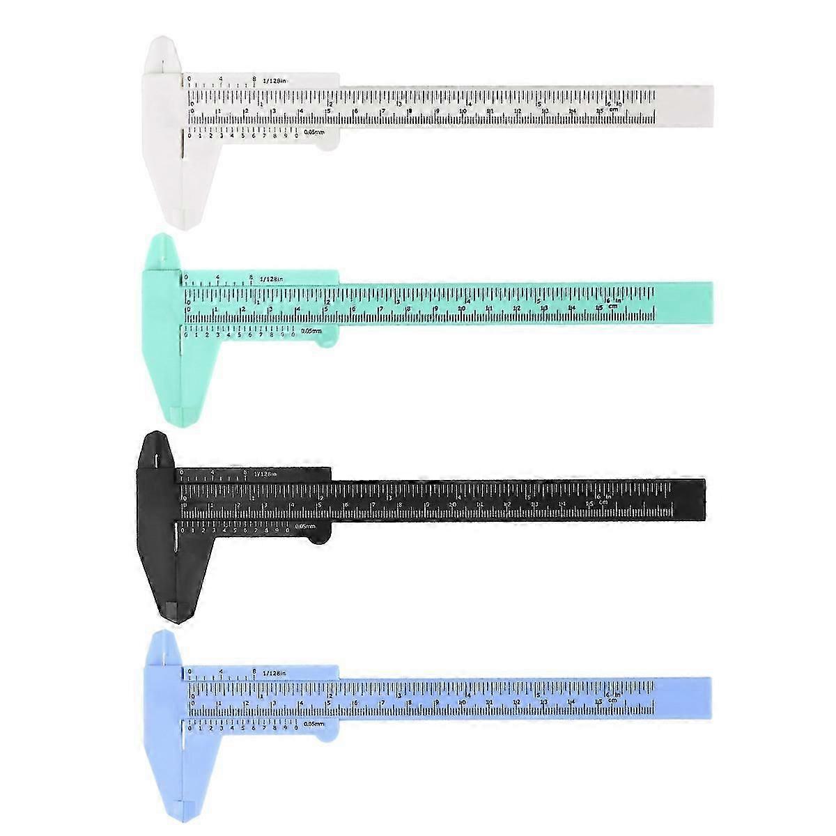 12Pcs Assorted Color Mini Caliper Gauge | Portable Measuring Tool