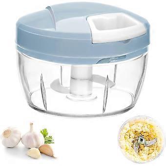 Manual mini garlic chopper multifunctional onion chopper 200ml hand blender nuts vegetables herbs garlic garlic onion salad [MI]