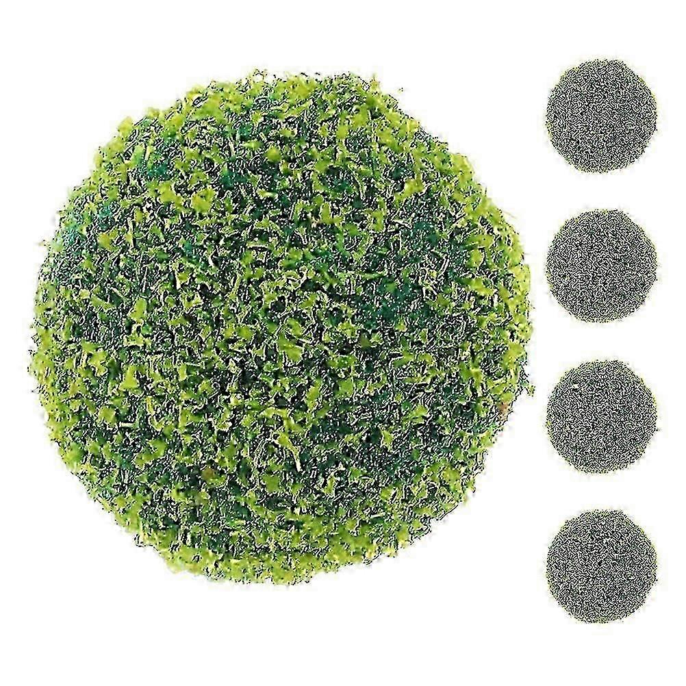 Sand Table Model Artificial Topiary Ball for DIY Projects 5Pcs Light Green