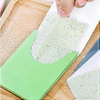 Olieabsorberende tissues voor het gezicht, olieverwijderend papier, 400 stuks, comfortabel in gebruik.
