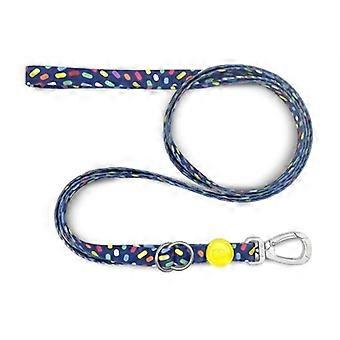 More recycled dog leash purple 75-230x1.5 cm