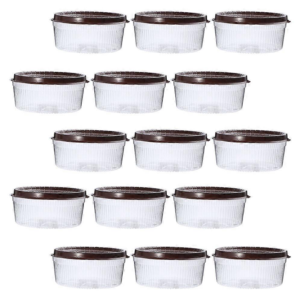 Egg Cake Box 25Pcs Cake Boxes with Lid for Cupcake Packaging