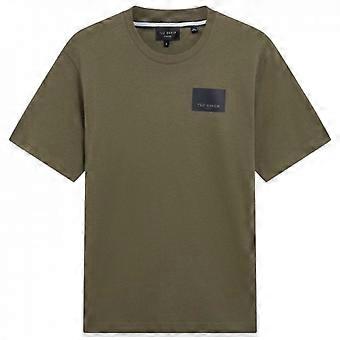 Ted Baker heren T-shirt met logo in vierkantje