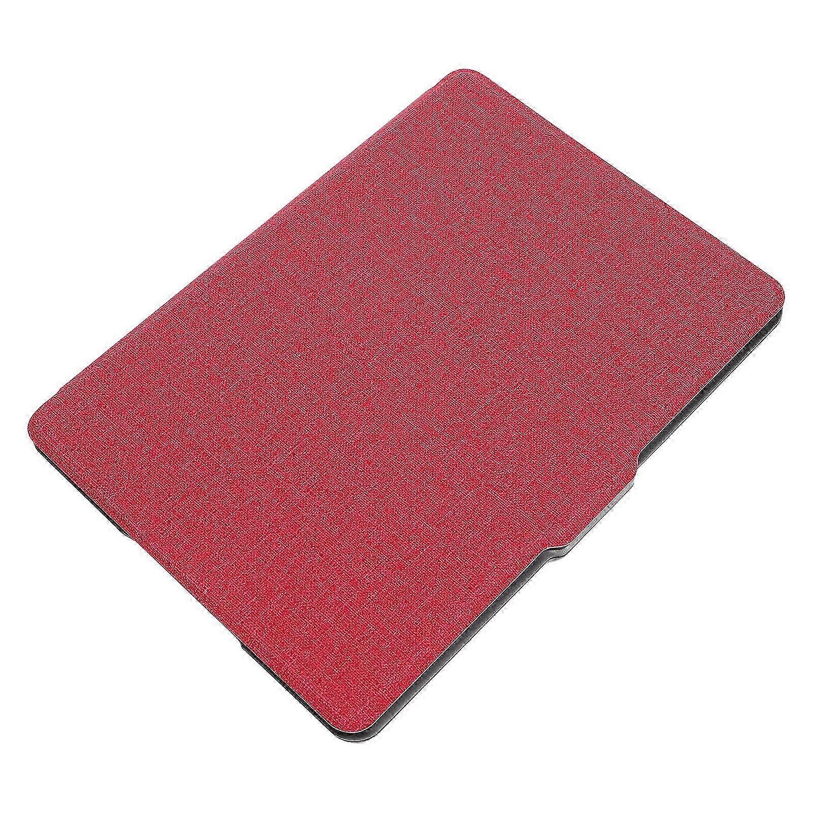 Auto Wake Protective Cover for 8th with Automatic Sleep Wake Function Red Imitation TPU