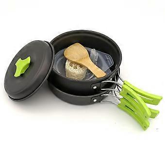 Camping Cookware Mess Kit Sprzęt Akcesoria obozowe Sprzęt Garnki I Patelnie Zestaw