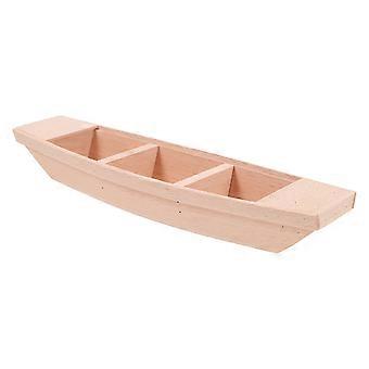 Nativity Ornaments Kids Boat Wooden Wood Boat Canoe Table Centerpieces Wood Boat Craft