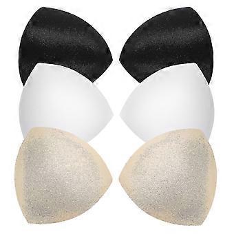 6 Paar Damen-BHs Atmungsaktive BH-Pads Badeanzug-Pads Herausnehmbare BH-Pads Atmungsaktive Schwammpads BH-Einlagen