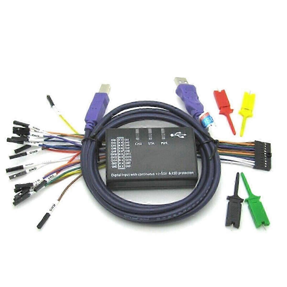 16Ch 100MHz USB Logic Analyzer compatible withARM FPGA