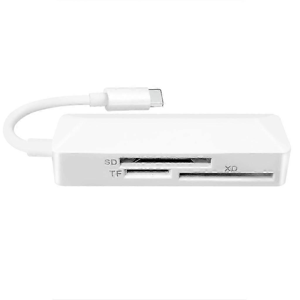 Card Reader USB C Card Reader Adapter Support TFSD XD Memory Card Reader