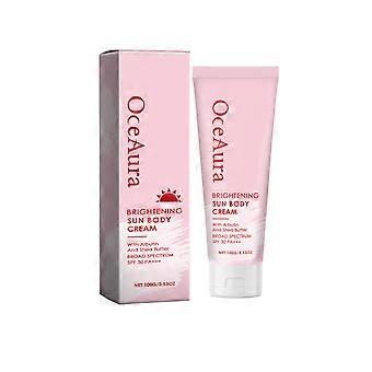 OceAura Uv Body Protective Cream, Outdoor Isolation Moisturizing Light Refreshing Skin Moisturizing Protective Cream