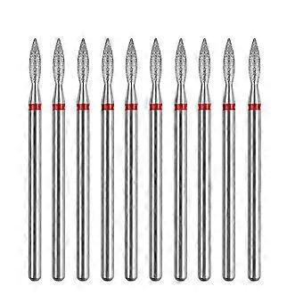 10-teiliges Diamant-Nagelfräser-Set, elektrische Fräser, kompatibel mit Maniküre-Rotationsfräser, Nagelhautreinigungs- und Maniküre-Zubehör