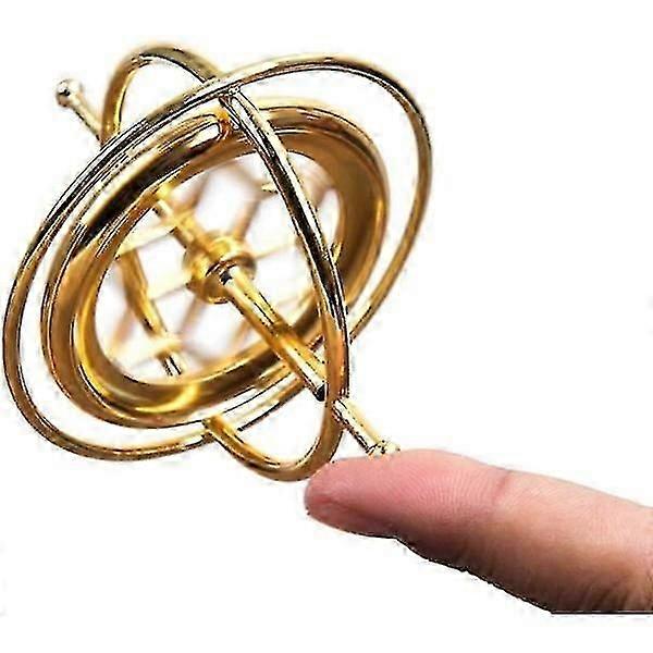 Metal Jiroskop Yerçekimsiz Dönen Denge Oyuncağı Eğitici Hediye