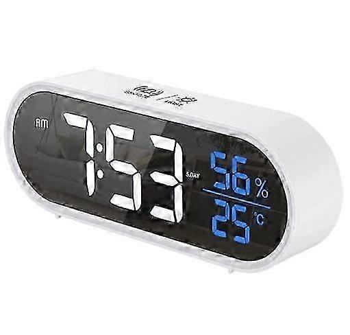 Alarm Clock Digital,Digital Alarm Clock Voice Control Function 40 Alarm Clock Gift