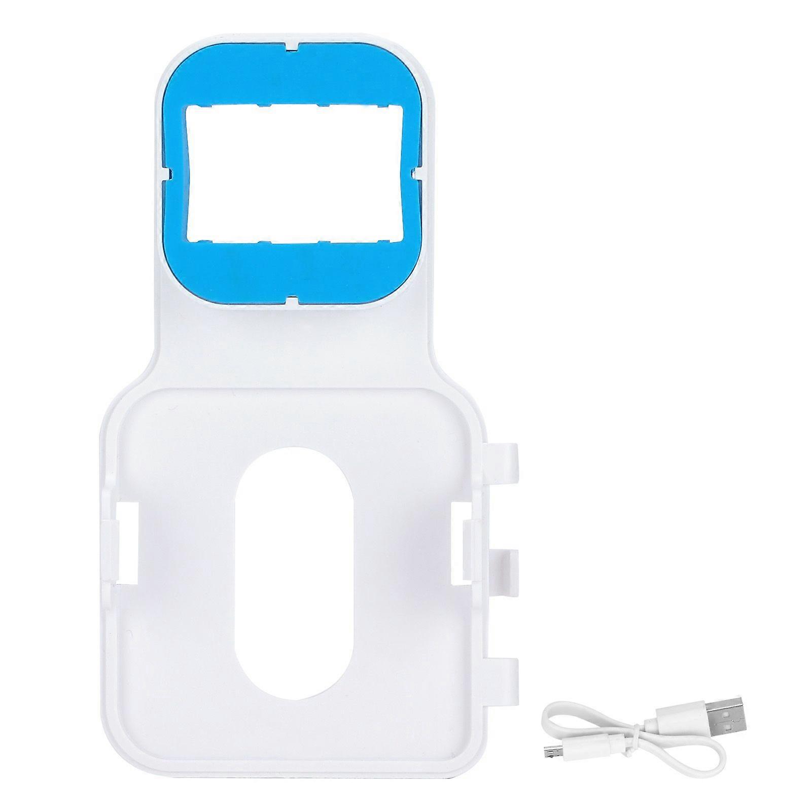 Socket Wall Mount Space Saving Socket Mount Holder with Short Cable for Blink Sync Module Home SecurityWhite