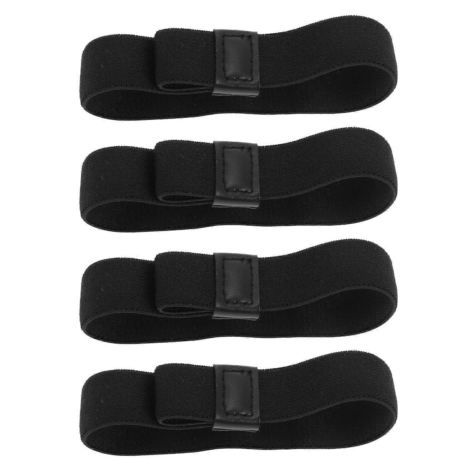 Bento Box Strap Double-Layer Elastic Strap for Lunch Boxes 4Pcs