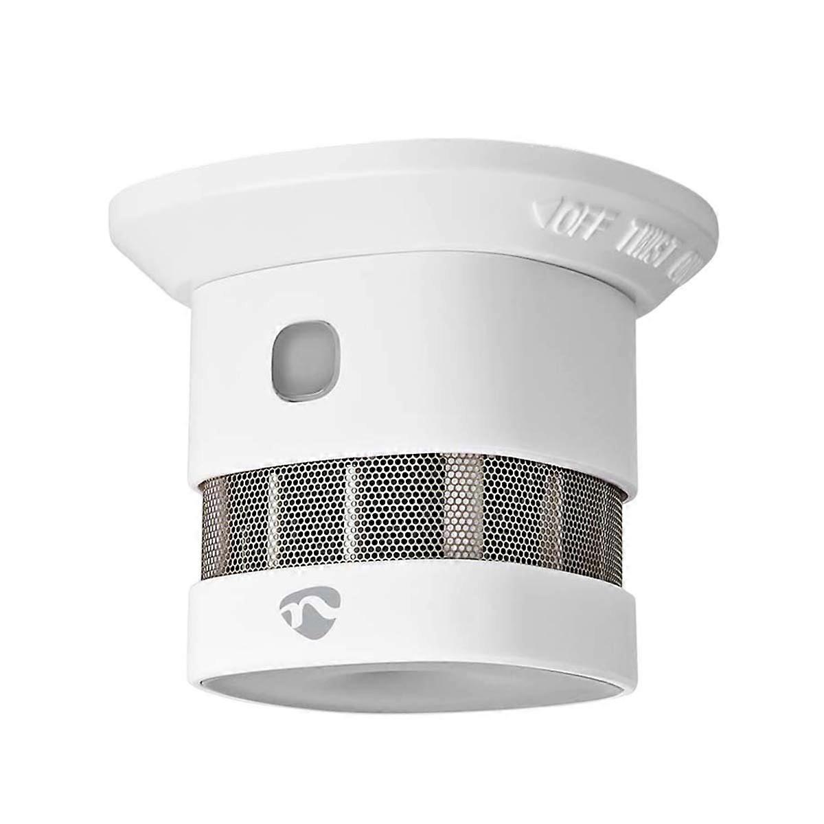 Detector de humo con alarma de 85 dB y tecnología Zigbee, blanco