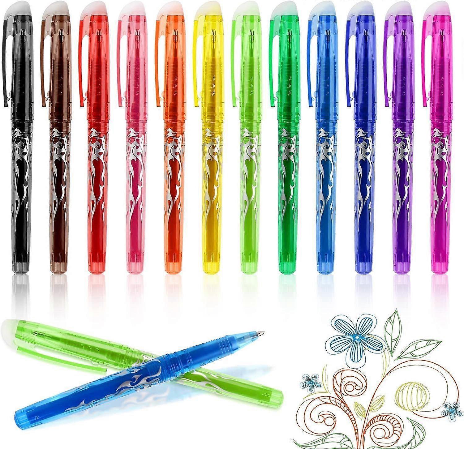 12-pack Gel Erasable Ink Pens.A3