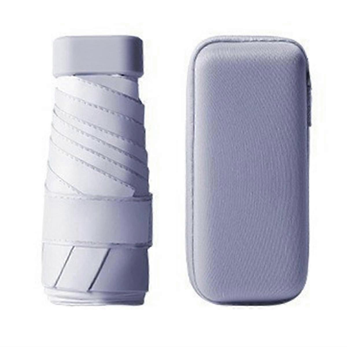 six fold umbrella compact compatible with handbag