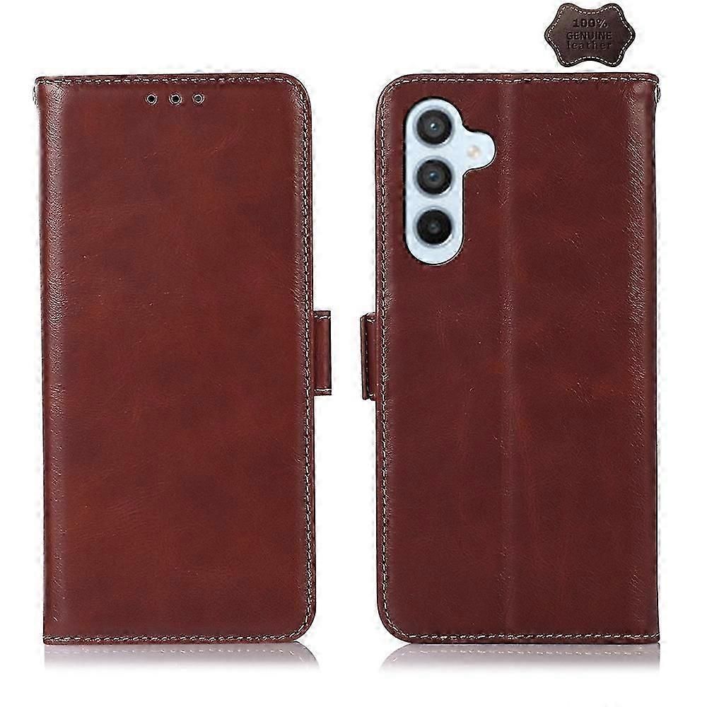 Crazy Horse Top Layer Cowhide Leather Phone Case