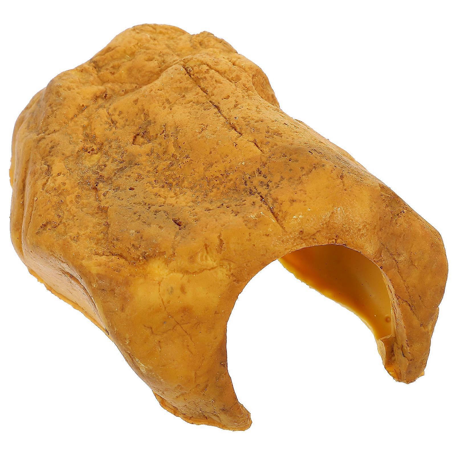 Creative Turtle Ramp Resin Hide for Reptile Basking Platform
