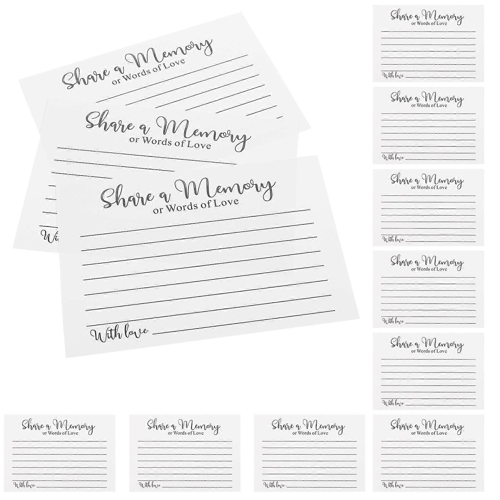 Congratulation Cards Paper Blessing Cards for Decor 100Pcs Set