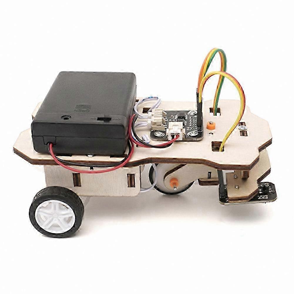 Science Teaching Experiment Kit for DIY Tracing Trolley Model Making