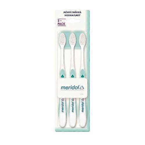 Set of soft toothbrushes 3 pcs