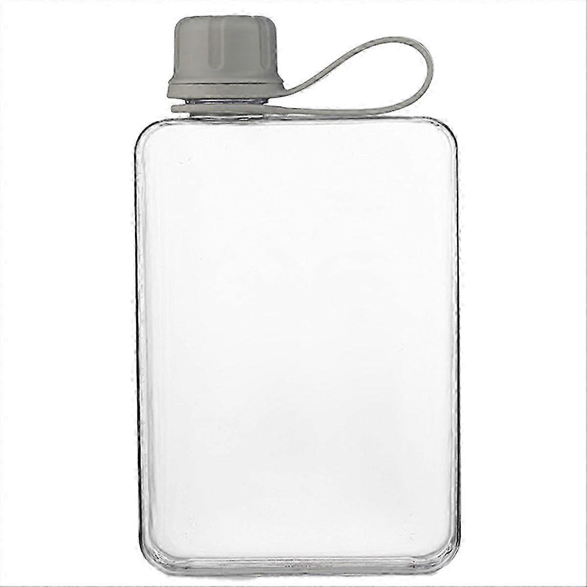 Flat 500ml Square Water Bottle