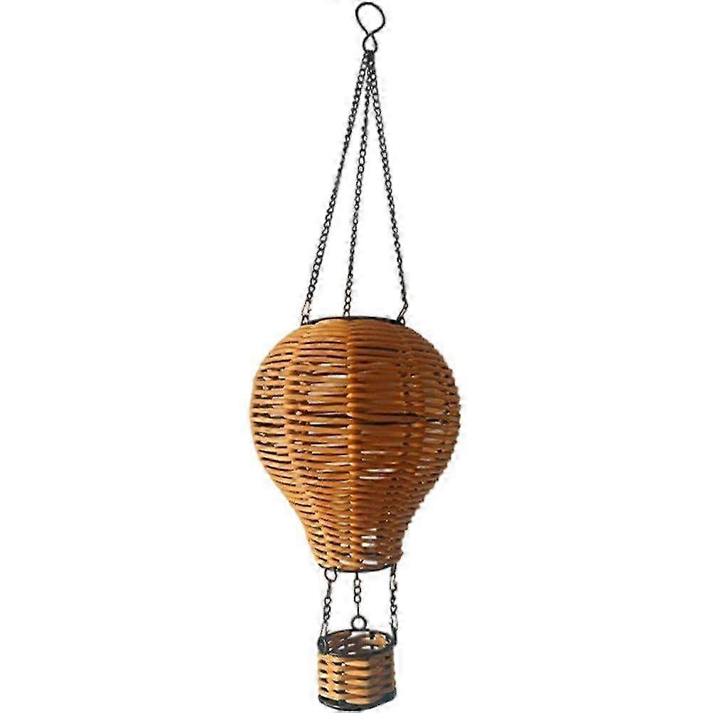 Solar Rattan Hanging Lantern