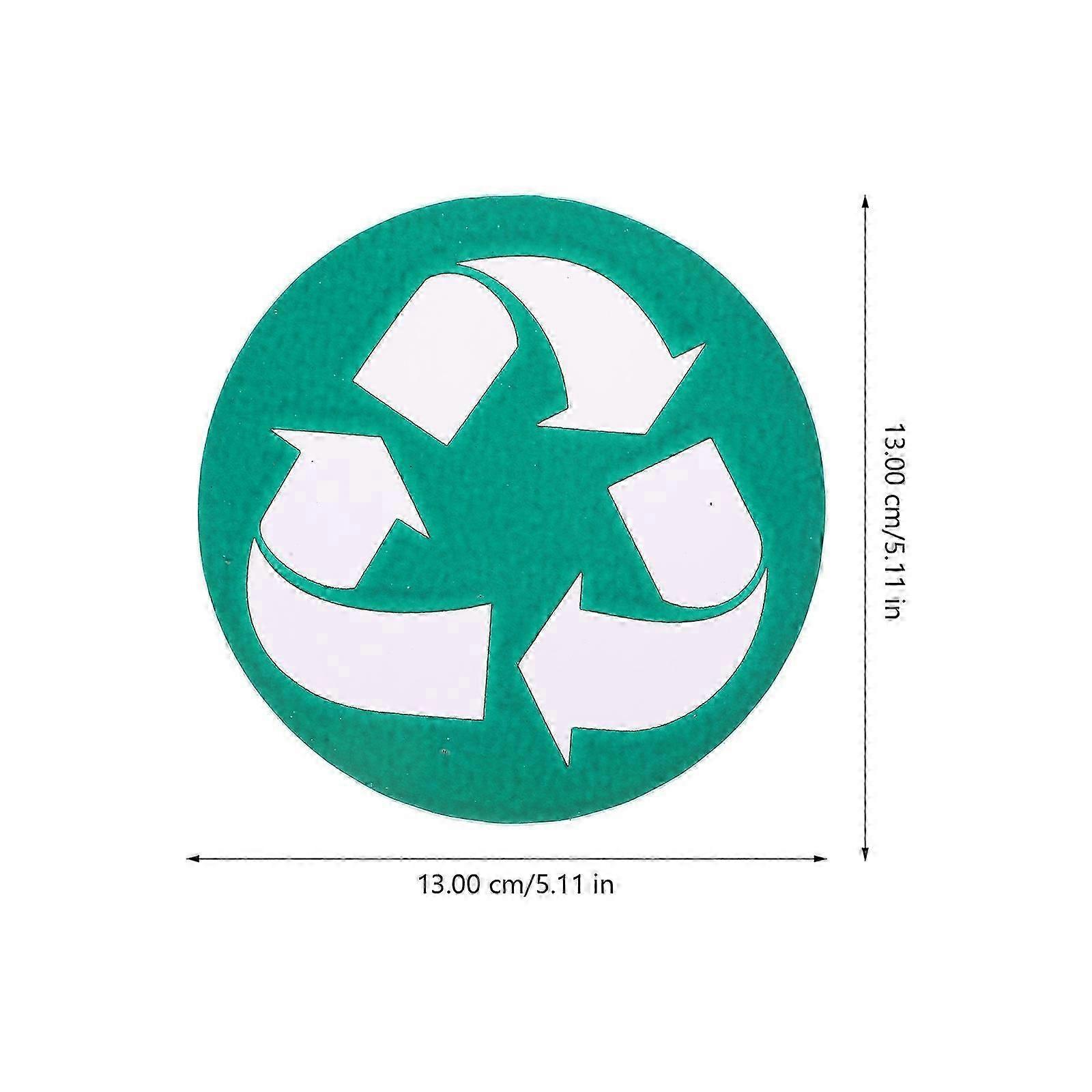 Garbage Classification Stickers Recycle Stickers for Trash Sorting 6Pcs