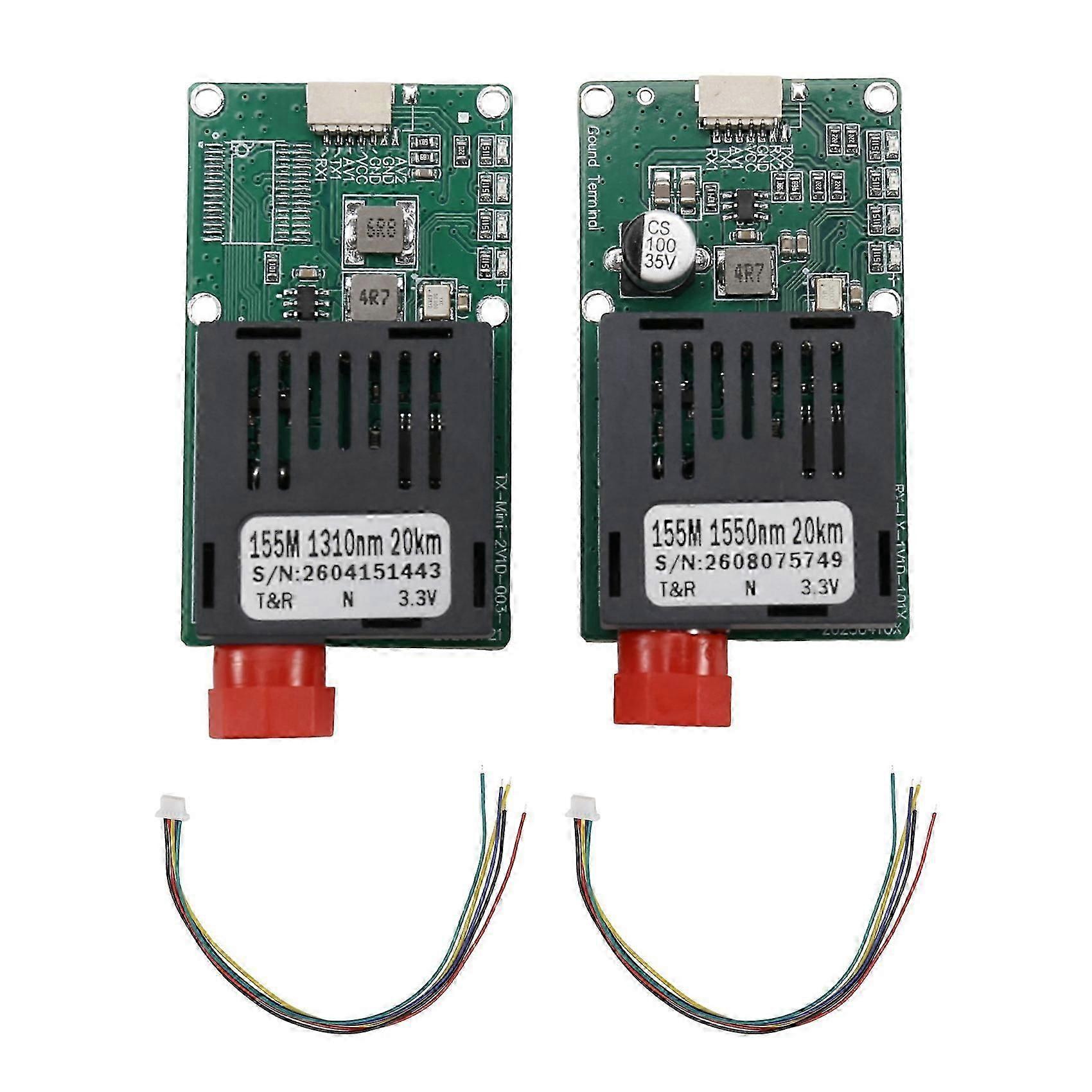 20KM TTL Optical Transceiver Module TX RX Module Optical End Device Dedicated Optical Port UART/SBUS