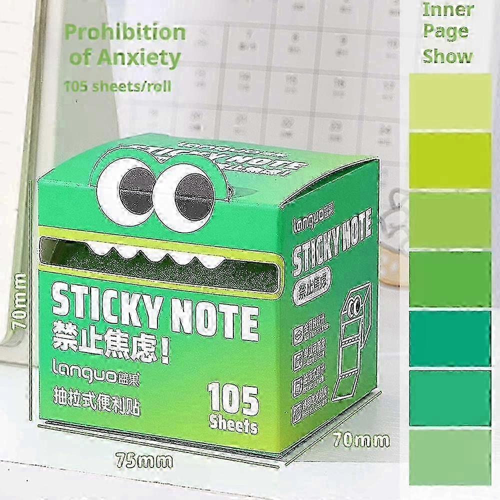 Pull Out Note Paper Pearlescent Sticky Notes Taking Calender Reminder