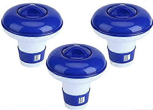 5 Inch Floating Chlorine Dispenser for Pool and Spa, Adjustable Flow Control Tablet Holder, Easy Loading