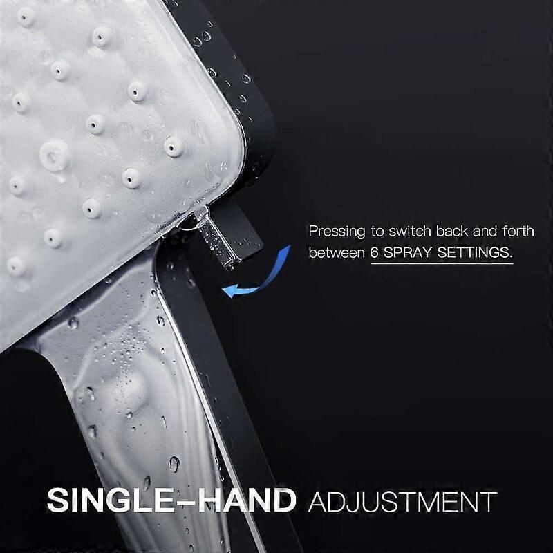 High-pressure shower head with 1.5m hose