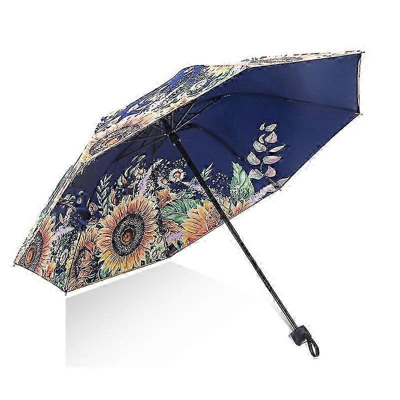 Double-Layer UV Folding Sun Umbrella