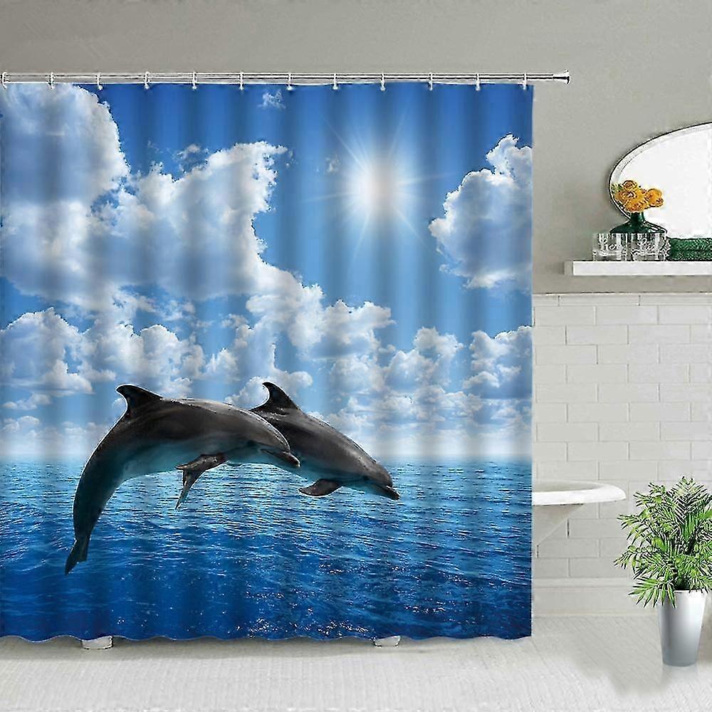 Waterproof Polyester Shower Curtain