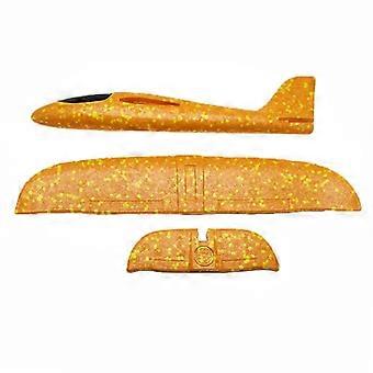 35 cm großes Wurfgleiter-Flugzeug aus Schaumstoff, Spielzeug, Startfüller, Blasenflugzeugmodell zum Selberbauen