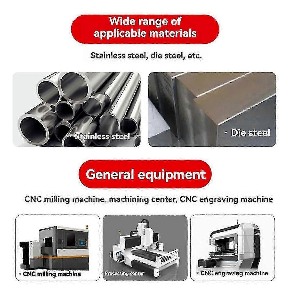 3PCS External Cooling Carbide Drill Bit Non-Standard Diameter 3.00 4.0 5.0 Solid Tungsten Internal Cooling