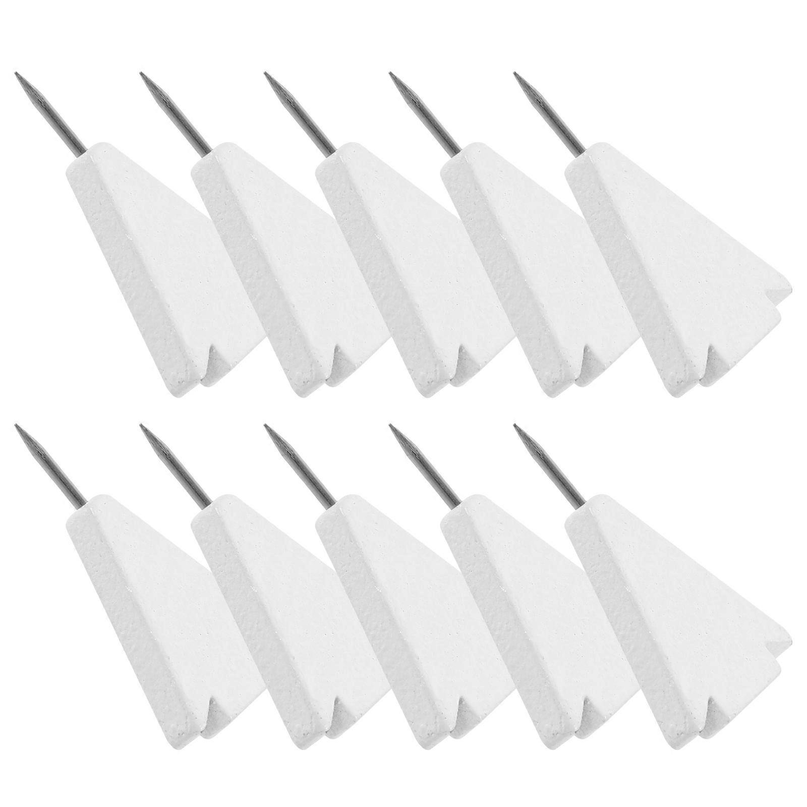 Delicate Wooden Thumbtacks for Decor Multi-Function 10Pcs Push Pins Set