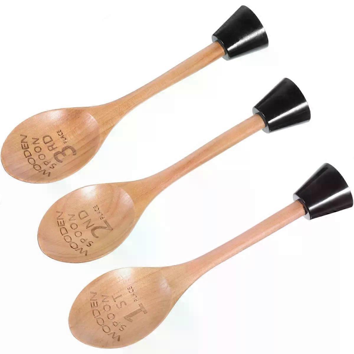 Spoon Award Trophy 3pcs with Engraved Base