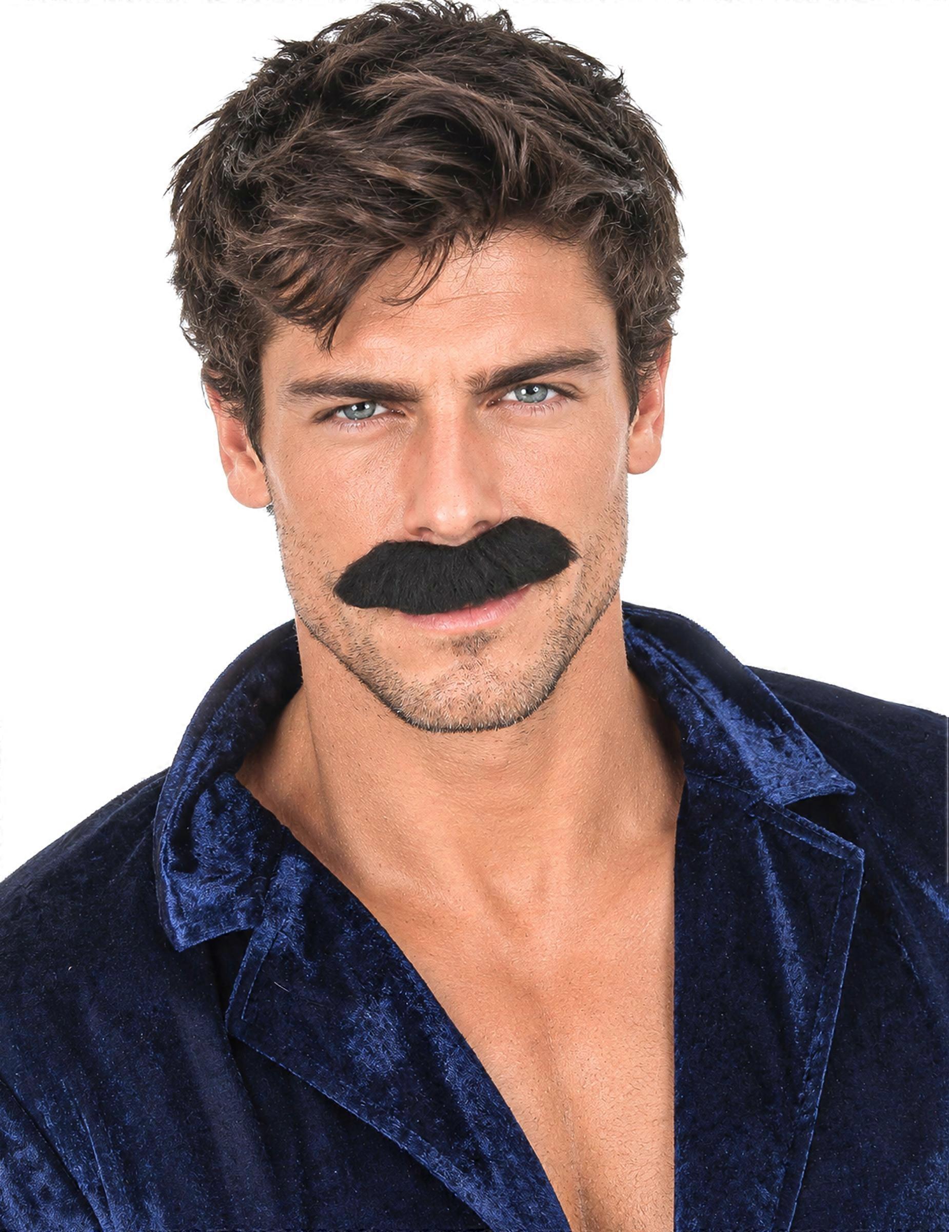 Black disco singer wig for men