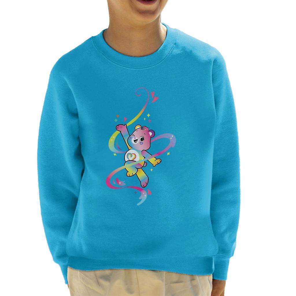 Care Bears Togetherness Bear Multi Coloured Rainbow Kid's Sweatshirt