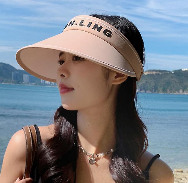 2023 High Quality Women's Empty Hat Simple Everything Hat Spring And Summer Outdoor Sports Show Face Small Sunscreen Visor Hat