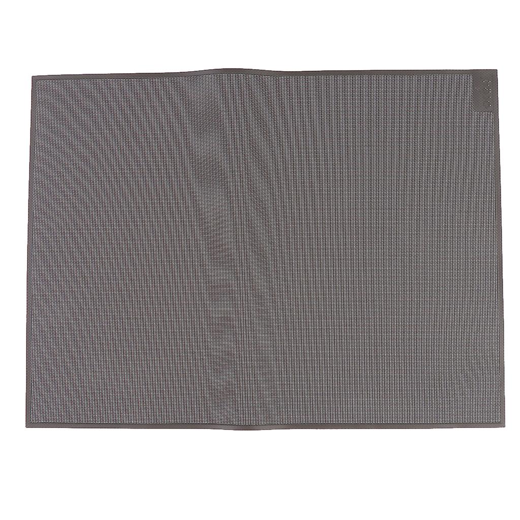 PVC Rectangle Placemat for Dining Table Table Mat Washable Dinner Mat Brown