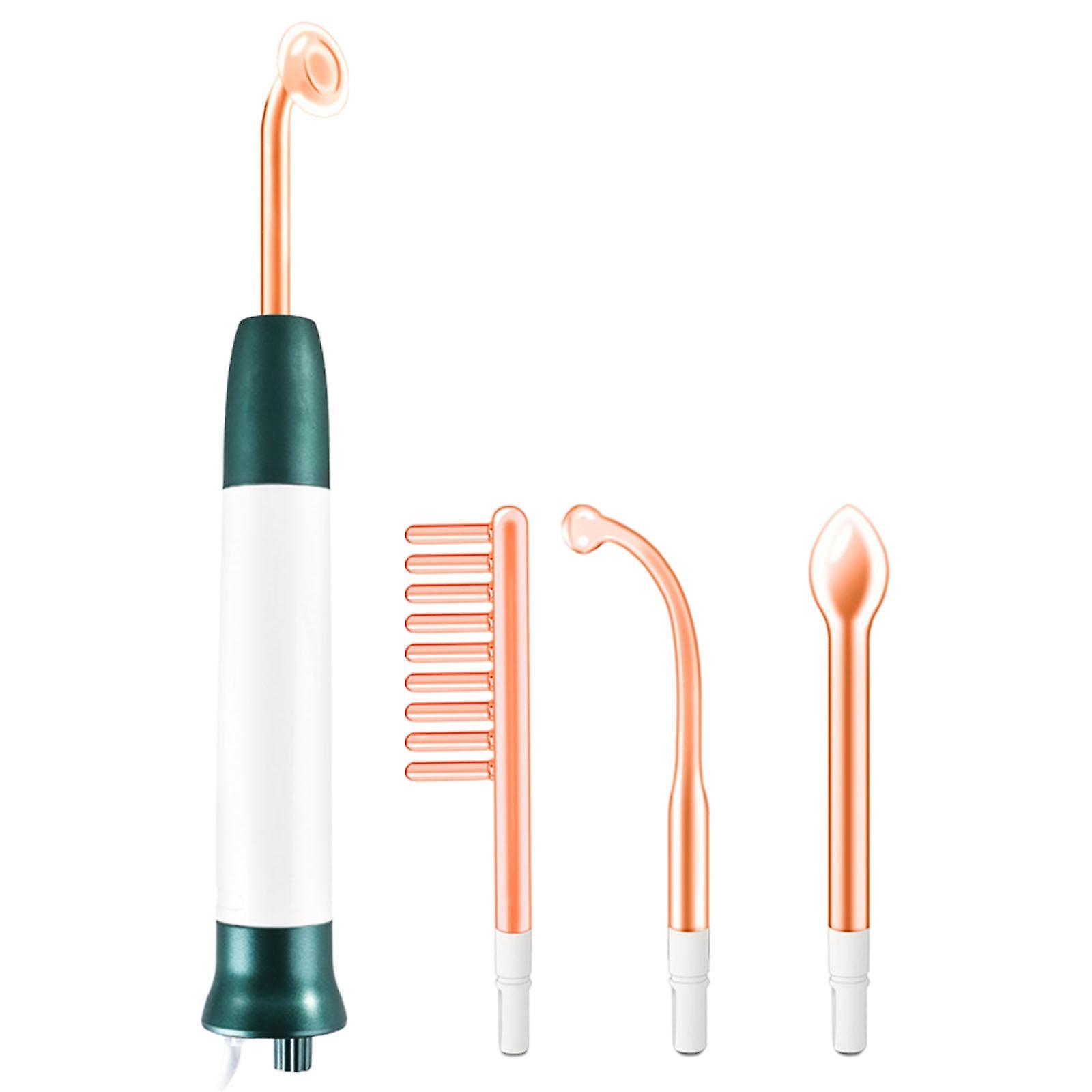 Handheld Portable High Frequency Skin Machine for Face Skin W Wands EU Green