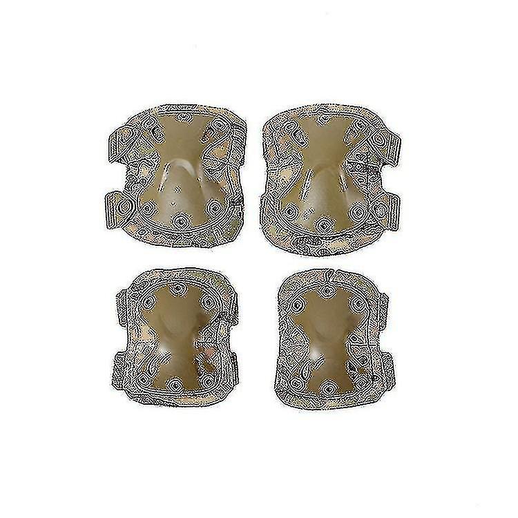 4st/set taktiska knäskydd