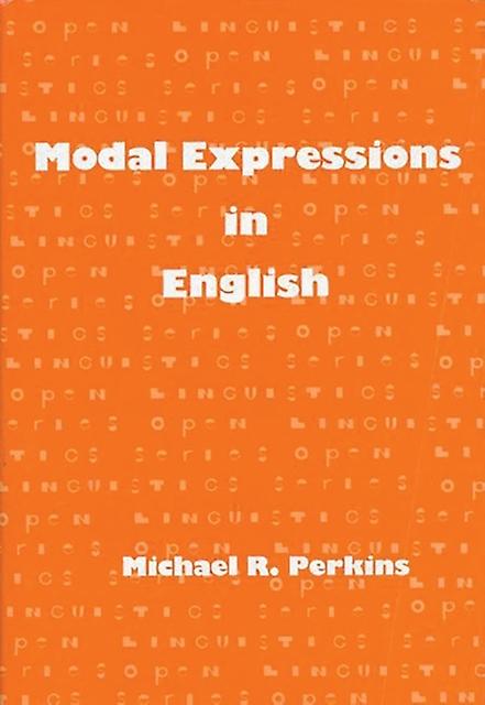Modal Expressions In English Hardback Book