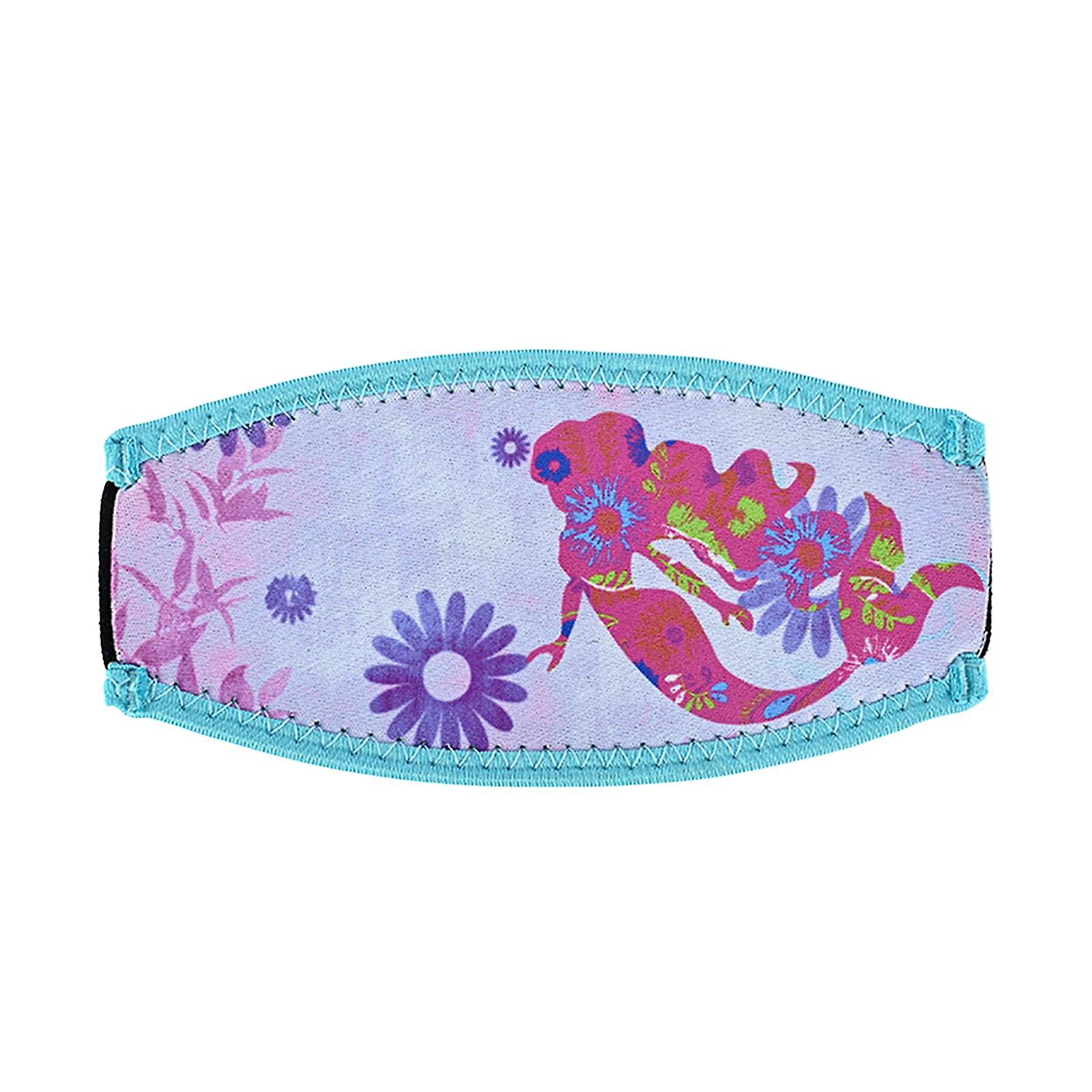 כיסוי רצועת מסכת ניאופרן מונע החלקה רצועת ראש שנורקל מסכת שנורקל רצועת שיער דגם D