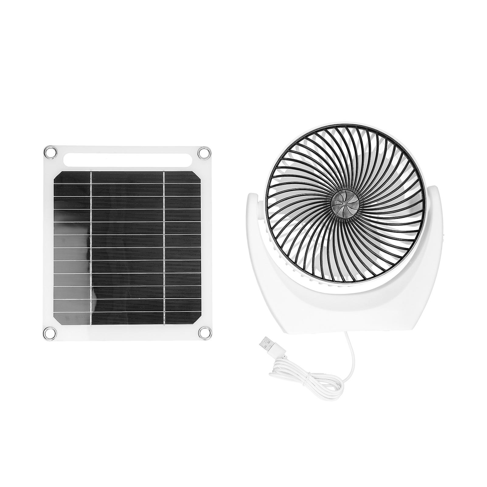 Portable 6w Solar Powered Fan Set Solar Panel