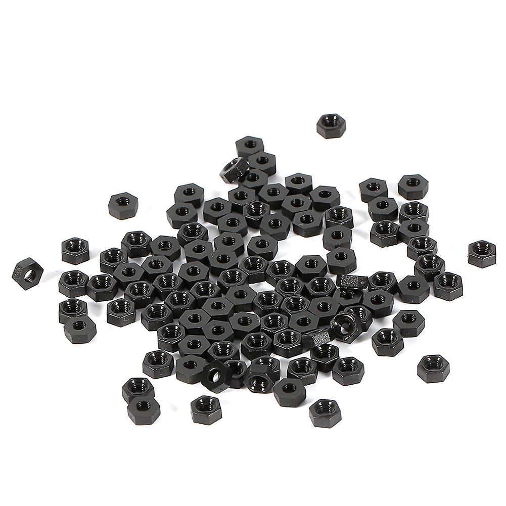 Nylon Hex Nuts, screws, spacers, m2 m3 m4